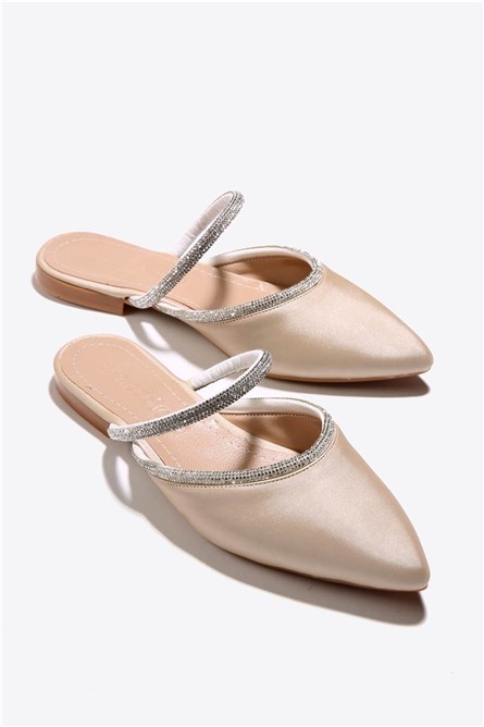 Women's slippers - Beige #333744