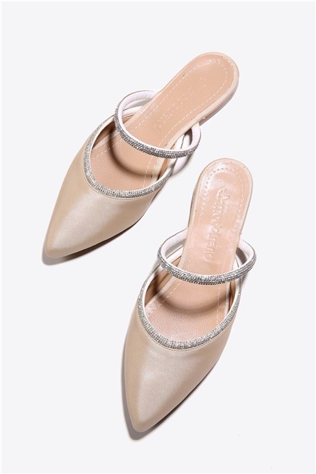 Women's slippers - Beige #333744