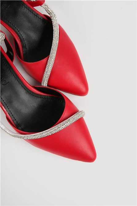 Women's casual shoes - Red #328536
