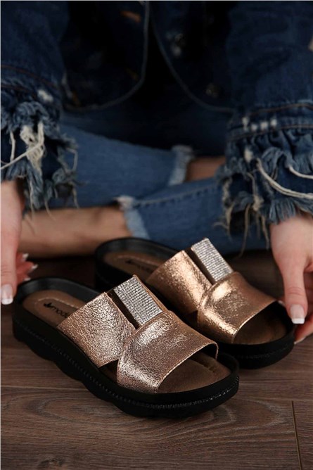 Modatrend Women's Sandals - Copper color #299319