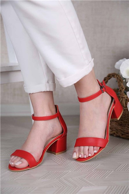 Modatrend Women's Sandals - Red #306476