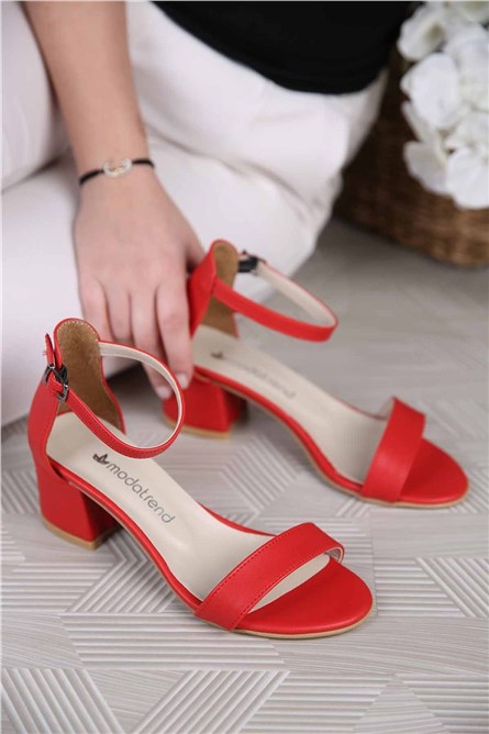 Modatrend Women's Sandals - Red #306476