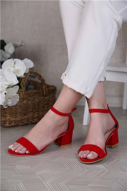 Modatrend Women's Sandals - Red #306483