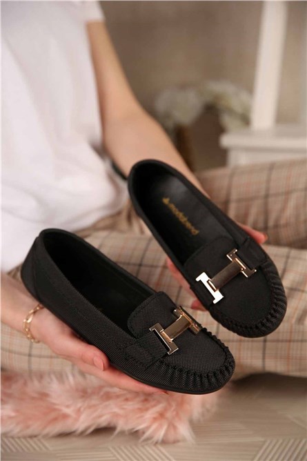Women's Loafers - Black #302724
