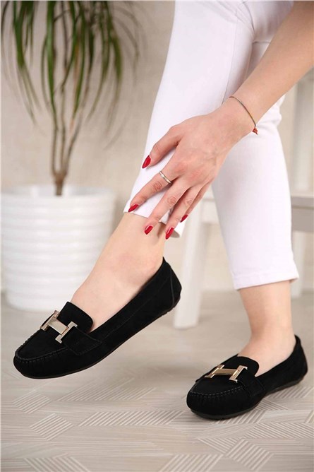 Women's Loafers - Black #301066