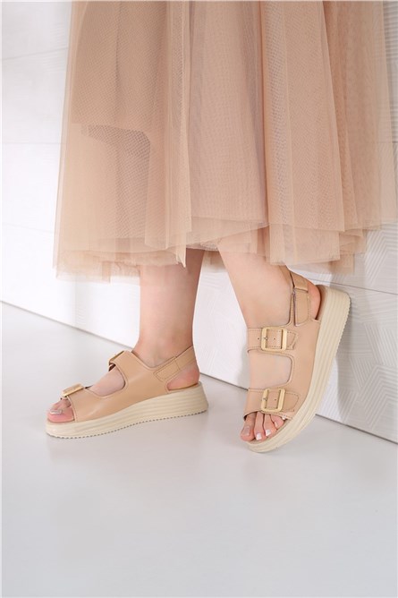 Women's Casual Sandals - Beige #333147
