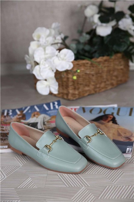 Women's Loafers - Mint Green #306467