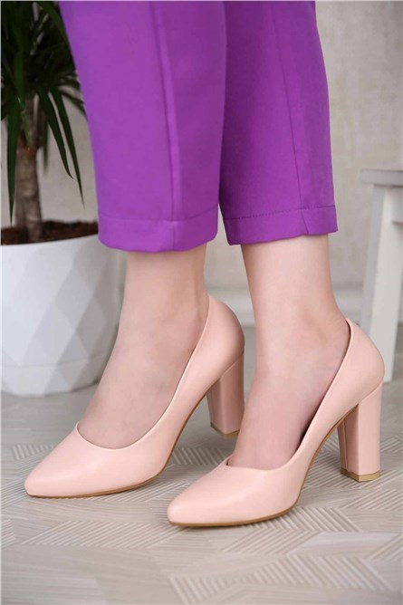 Women's Heeled Shoes - Pink #311184