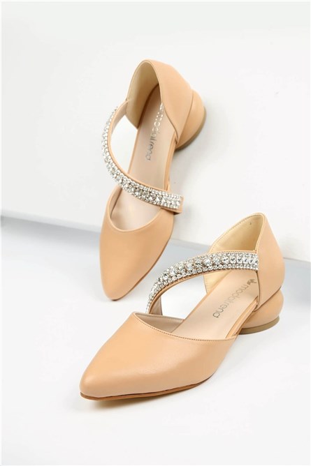 Women's casual shoes - Beige #328589