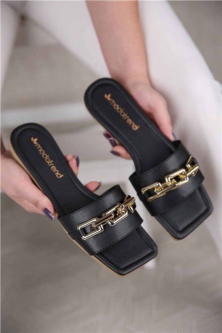 Modatrend Women's Sliders - Black #309090