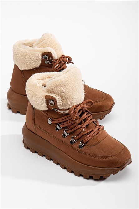 Women's Scrawl Suede Boots - Taba #365430