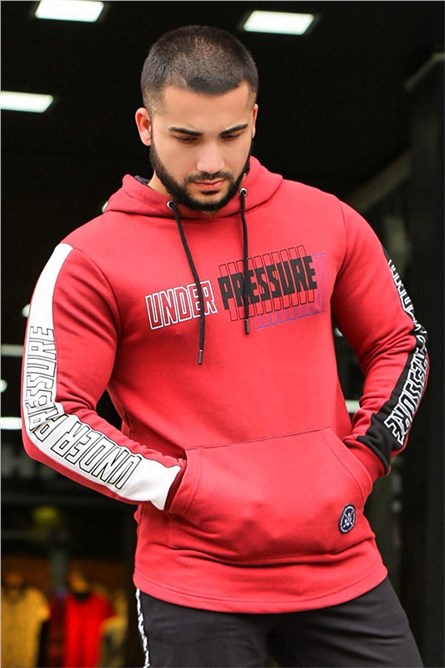 Men's Hoodie - Claret Red #284926