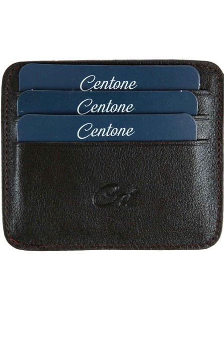 Кожен картодържател - Кафяв #268248