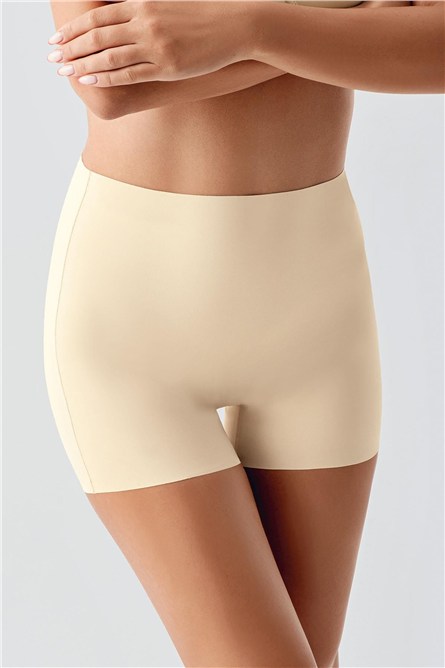 Non-Slip Waist Laser Cut Shorts C19205  #451275