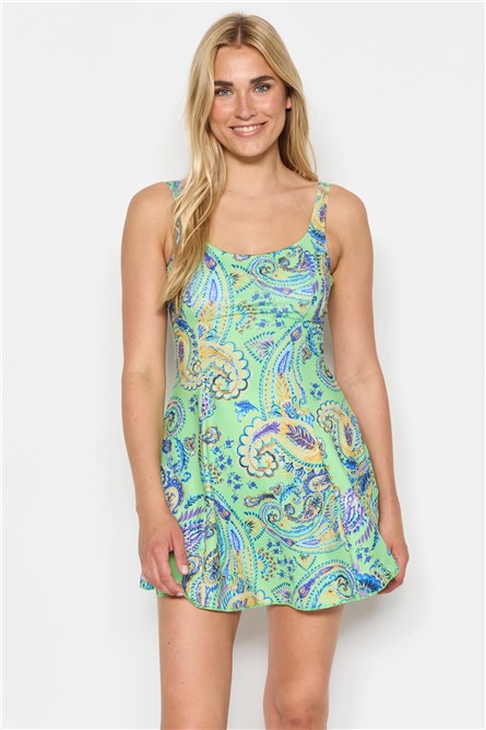 Tankini Swimwear 7710 - Green-Blue #392454