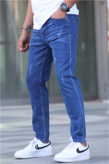 Men's Skinny Fit Pants T6315 - Navy #362301