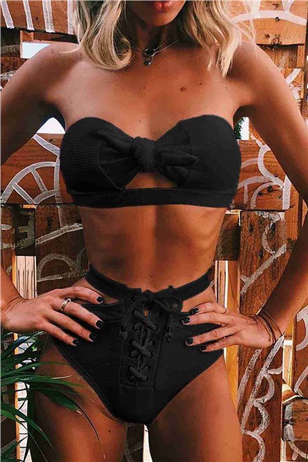 Swimsuit Bottom - Black #385907