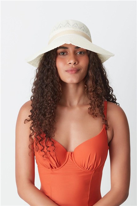 Mercerized Beach Hat T24740-02  #451429