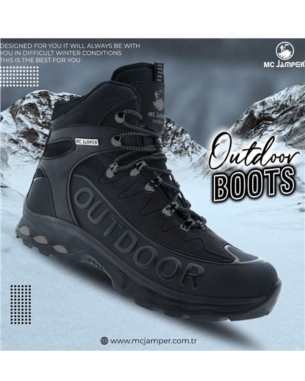 NORTHWAY Outdoor Mens Boots Black 2335