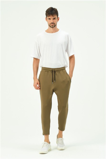 C&City Men Loose Cut Straight Leg Sweatpants with Back Pocket 856  #451128