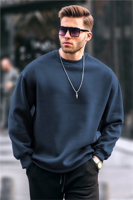 Men's Oversize Sweatshirt 6048 - Navy #365398