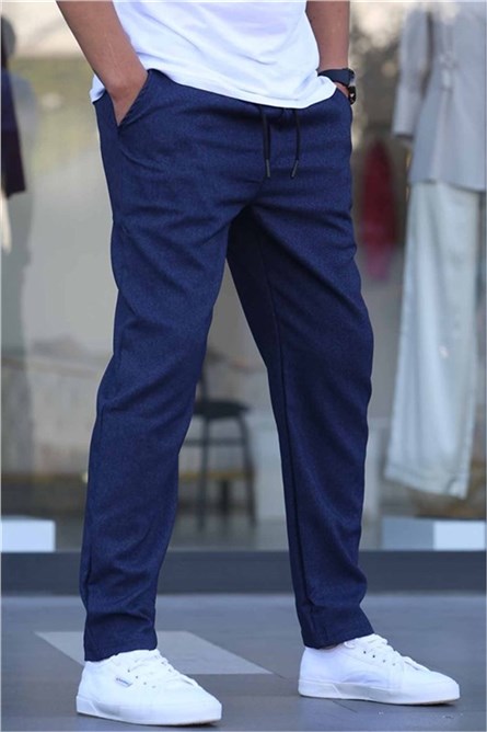 Men's Regular Fit Pants 5481 - Navy #361912