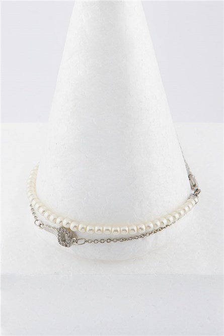 Women's Jewellery - Silver, White #LJ156