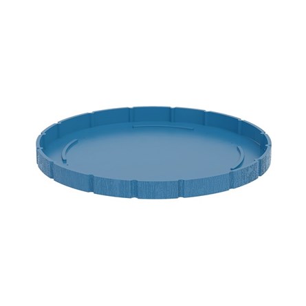 Lider Round Planter Mat - Blue #339989