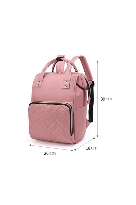 Damska torba podróżna - Różowa 20230704122