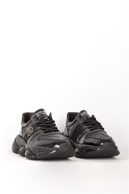 Men's 599 Thick Sole Sports Shoes - Black #406414