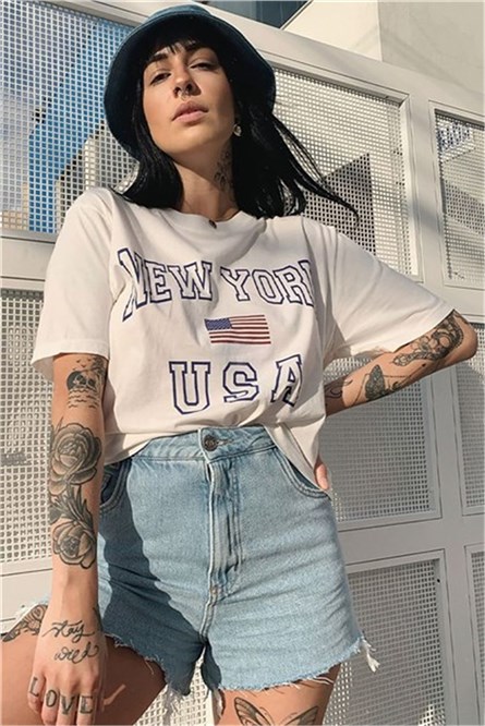 Mad Girls Women's T-Shirt - White #305753