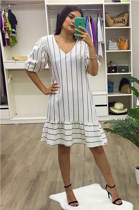 Дамска рокля MG657 - Бяла 289281