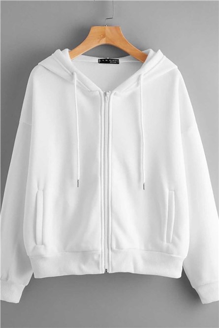 Madmext Women's Sweatshirt - White #290486
