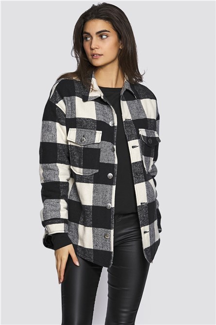 Дамска риза MG042 - Черна 289577