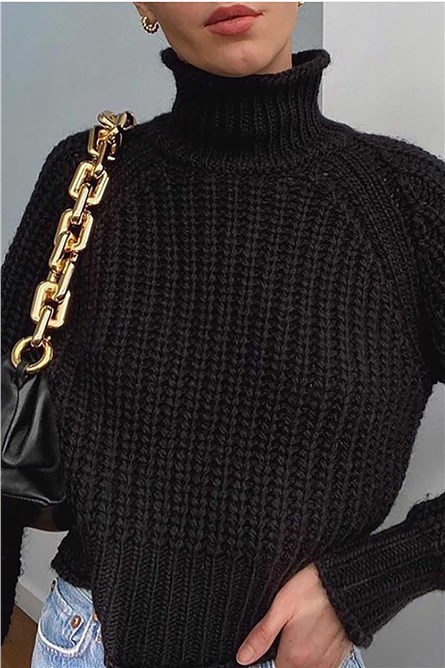 Madmext Women's Jumper - Black #289768