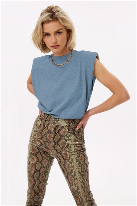 Women's sleeveless t-shirt MG900 - Blue #330508