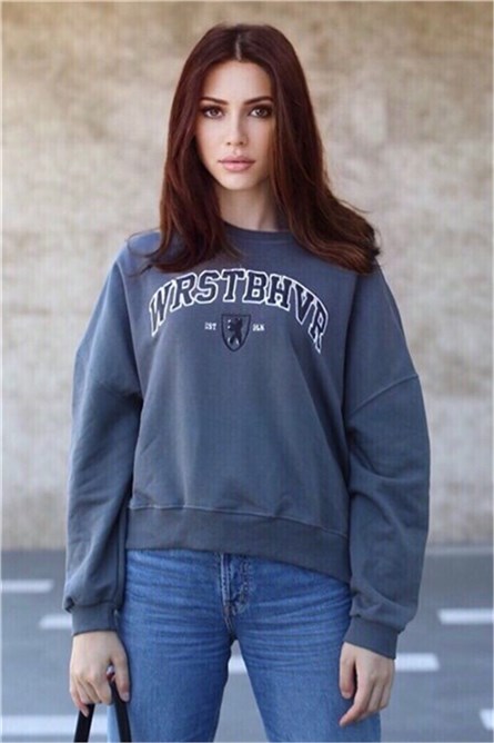 Women's sweatshirt -MG1196 Gray #308762