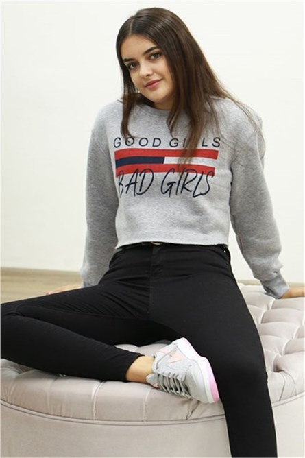 Women's sweatshirt MG081 - Gray 290943