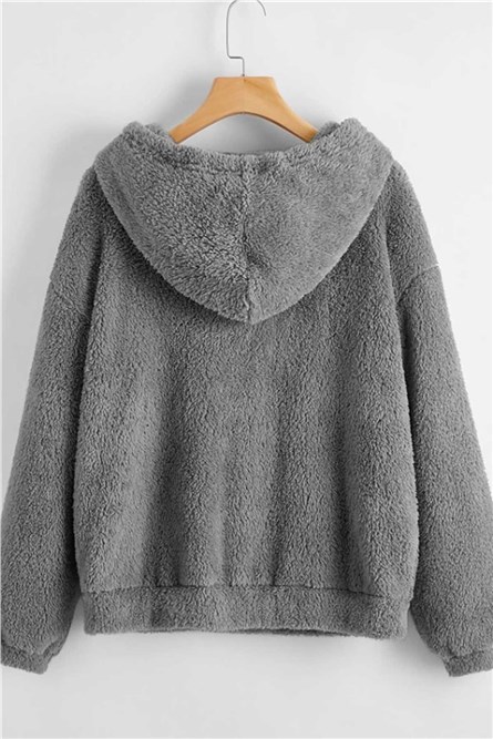 Madmext Women's Sweatshirt - Grey #290132