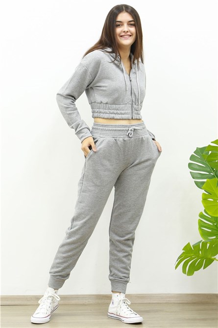 Дамски спортен екип MG091 - Сив 286754