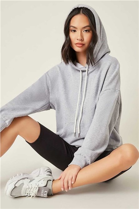 Madmext Women's Sweatshirt - Grey #290358
