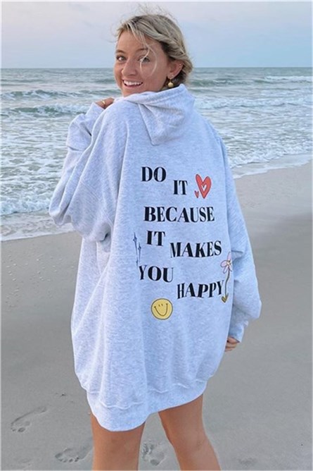 Madmext Women's Hoodie - Grey #308768