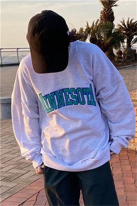 Дамски суитшърт MG1268 - Сив #319743