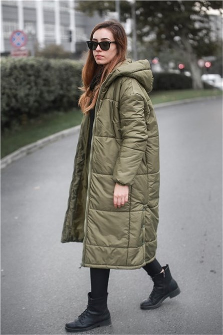 Madmext Women's Coat - Khaki #319813