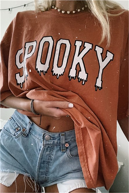 Women's T-shirt MG969 - Brown #305788