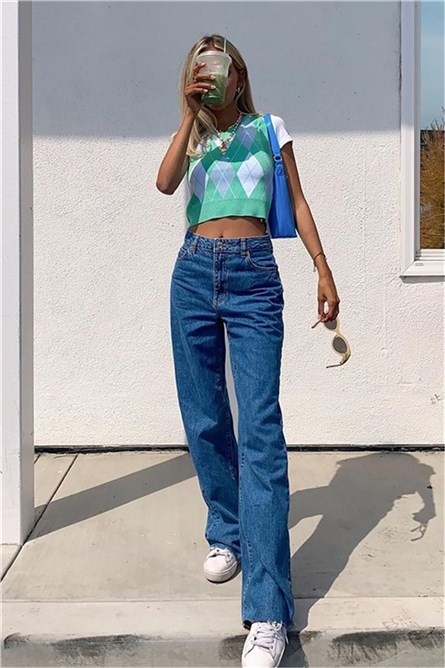 Women's jeans Mg1289 - Blue #321576