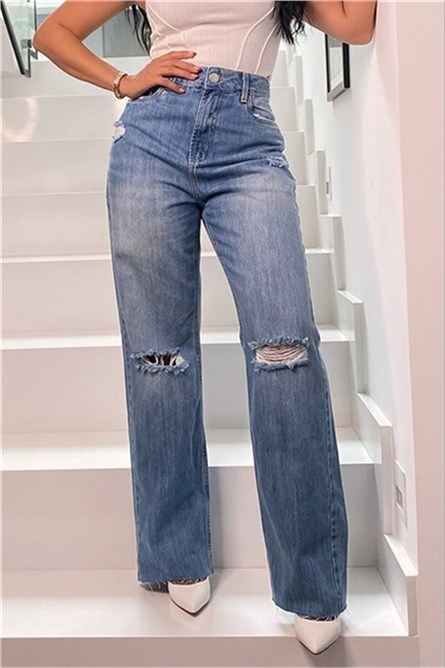 Дамски дънки - Сини 306616