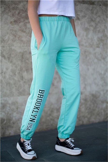 Madmext Women's Joggers - Mint Green #306016
