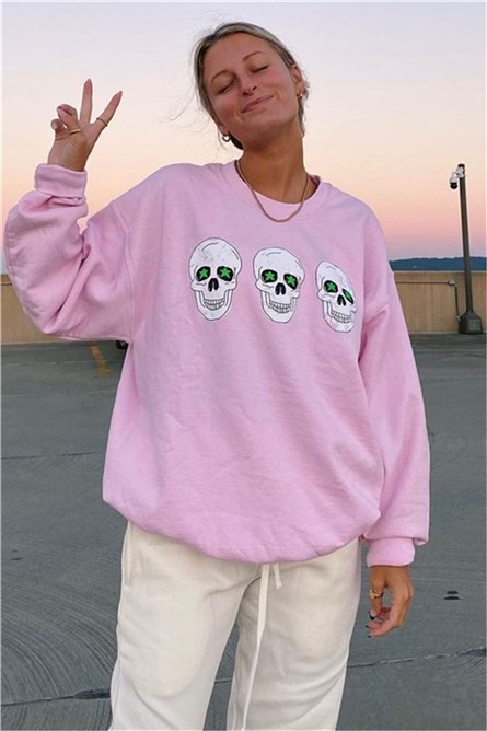 Women's sweatshirt MG1274 - Pink  #320631