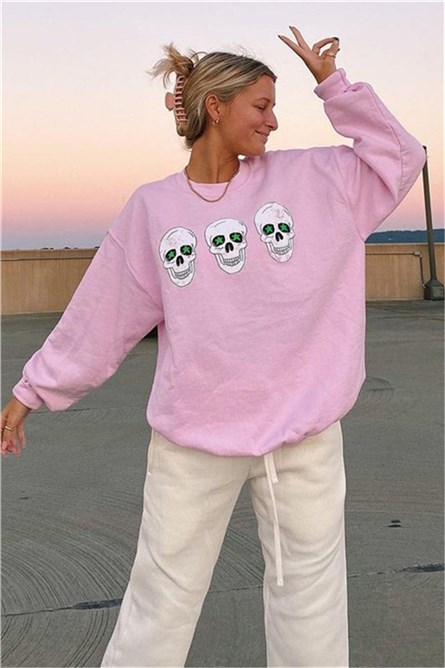 Women's sweatshirt MG1274 - Pink  #320631
